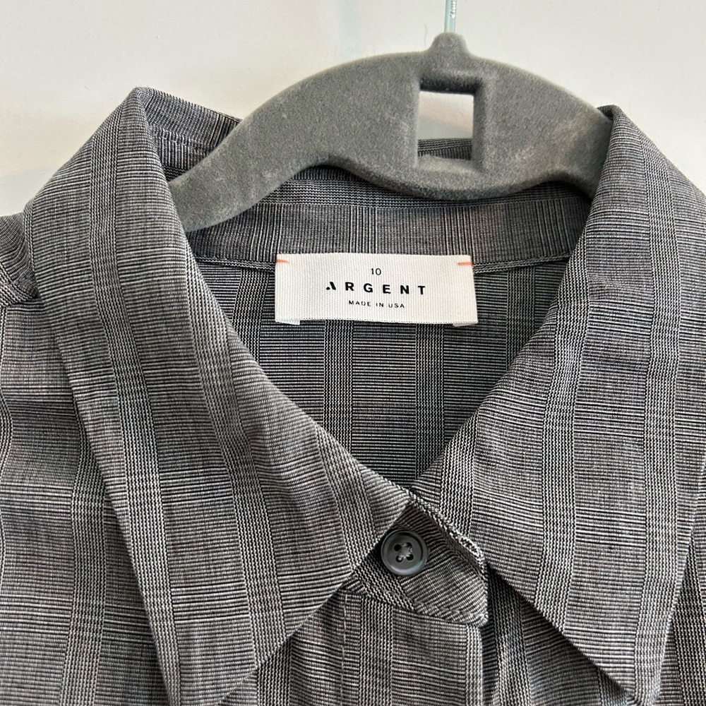 GUC Argent Size 10 Women’s Blouse Grey - Picture 2 of 3